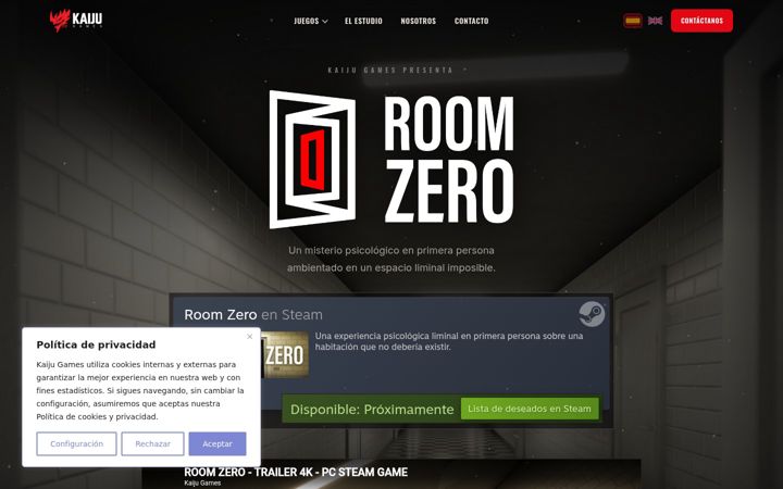 Screenshot of kaijugames.es