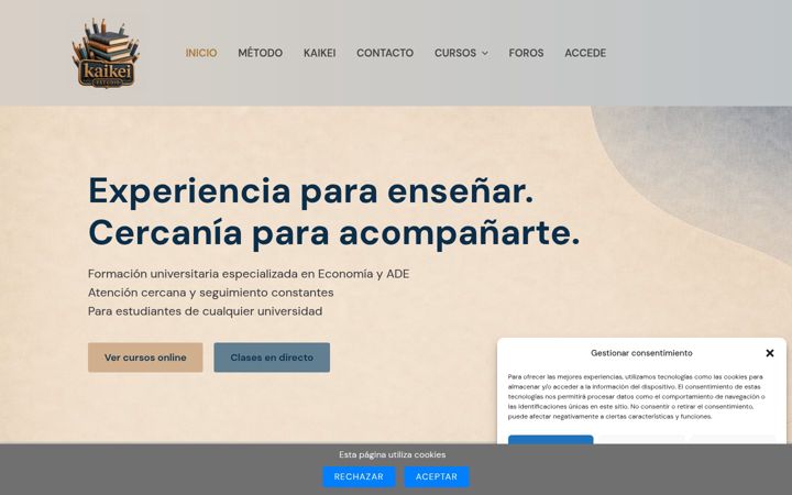 Screenshot of kaikeiestudio.es