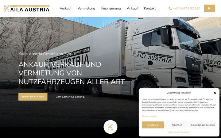 Screenshot of kaila.at
