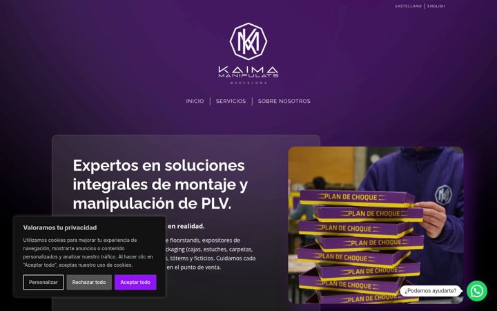 Screenshot of kaimamanipulats.com