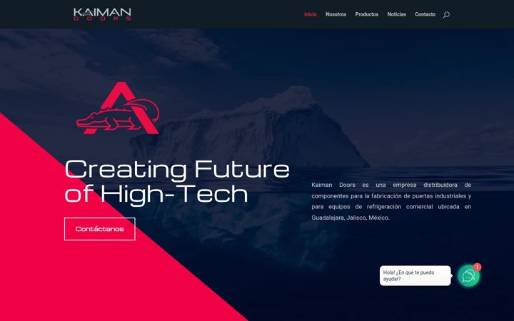 Screenshot of kaimandoors.com