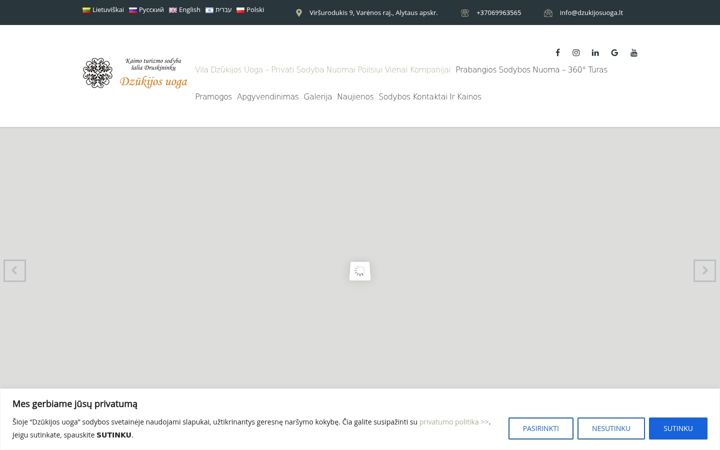 Screenshot of kaimoturizmosodyba.eu