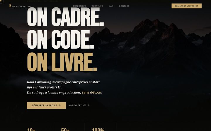 Screenshot of kain-consulting.fr