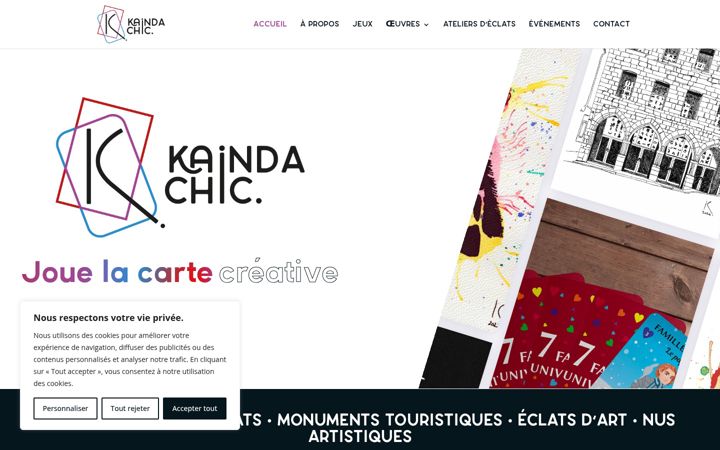 Screenshot of kaindachic.com