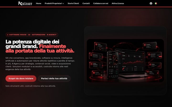 Screenshot of kainet.it