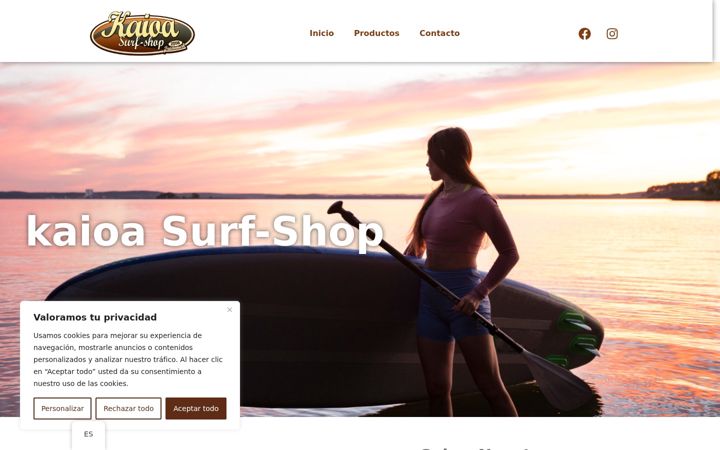 Screenshot of kaioasurf.es