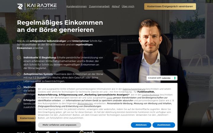 Screenshot of kairadtke.de