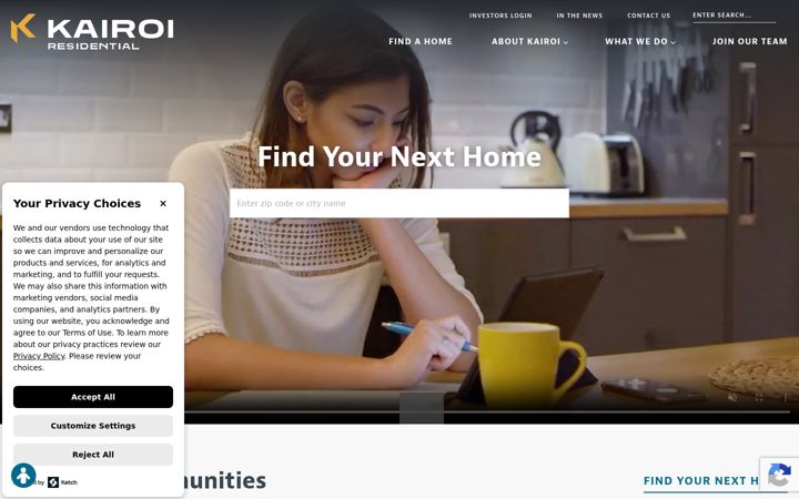 Screenshot of kairoi.com