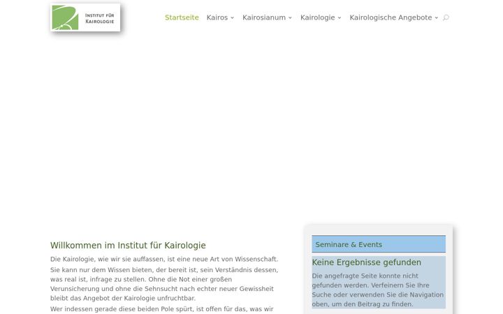 Screenshot of kairologisches-institut.de