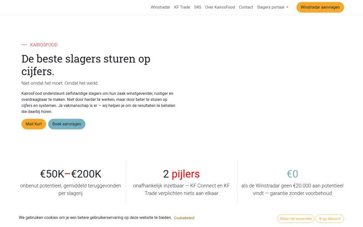Screenshot of kairosfood.eu