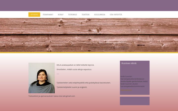 Screenshot of kaisanissi.com