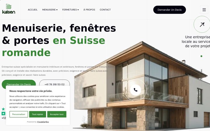 Screenshot of kaisen.ch