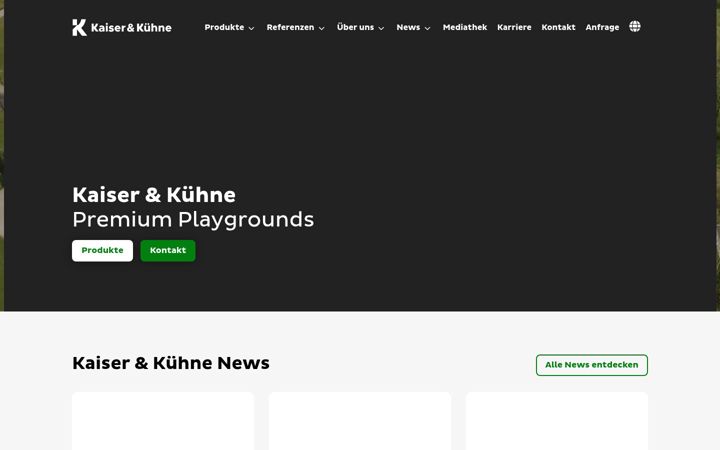 Screenshot of kaiser-kuehne.com