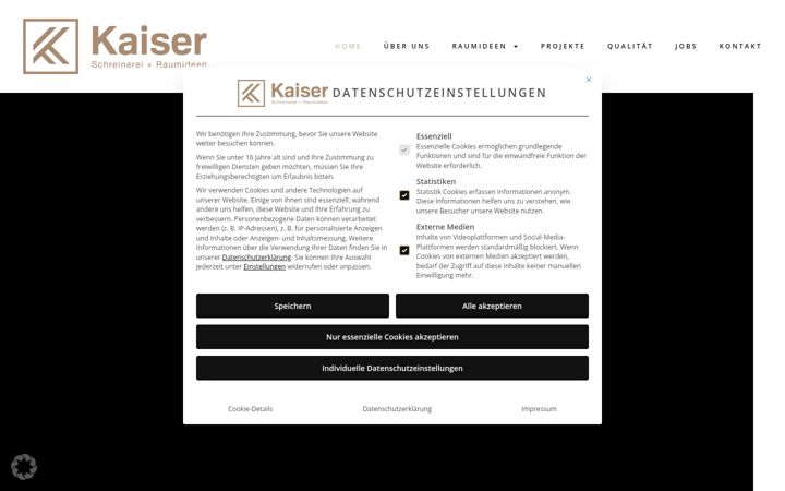 Screenshot of kaiser-raumideen.de