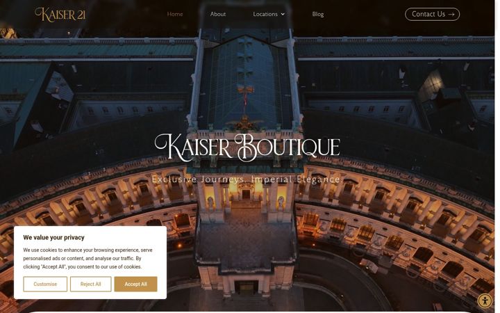Screenshot of kaiser21.com