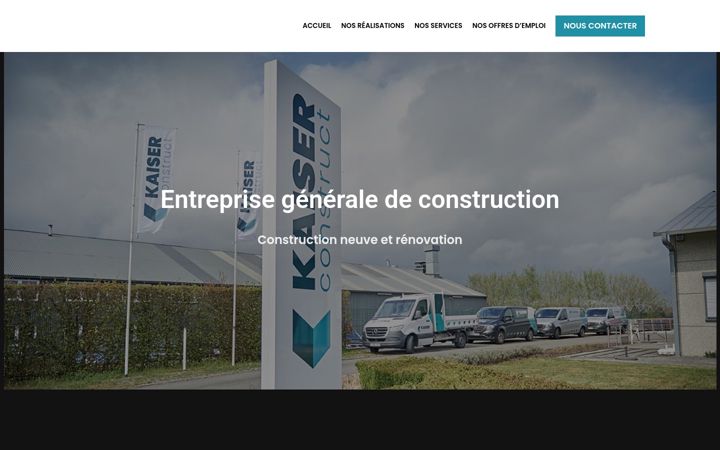 Screenshot of kaiserconstruct.be