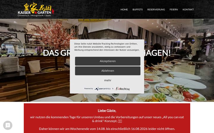Screenshot of kaisergarten-hagen.de