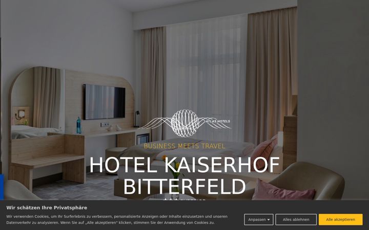 Screenshot of kaiserhof-bitterfeld.de