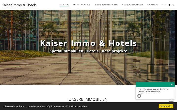 Screenshot of kaiserimmo-hotel.com