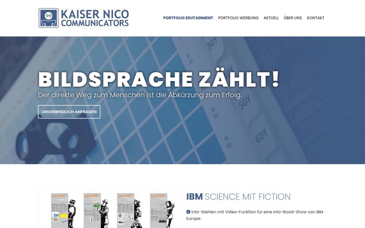 Screenshot of kaisernico.de