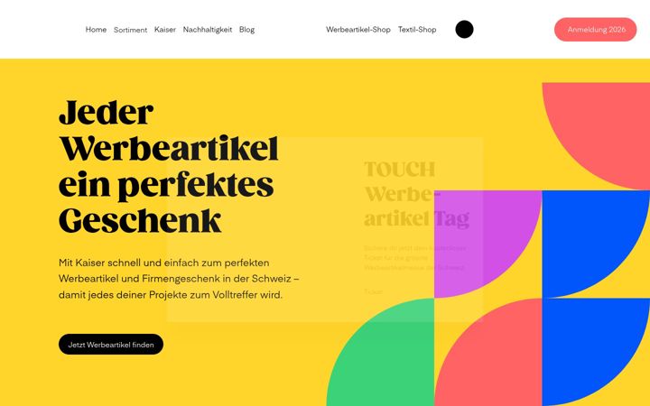 Screenshot of kaiserpromo.ch