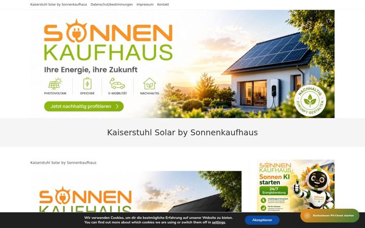 Screenshot of kaiserstuhl-solar.de