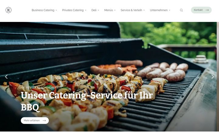 Screenshot of kaiserwetter-catering.de