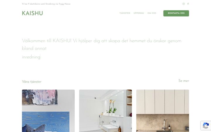 Screenshot of kaishu.se