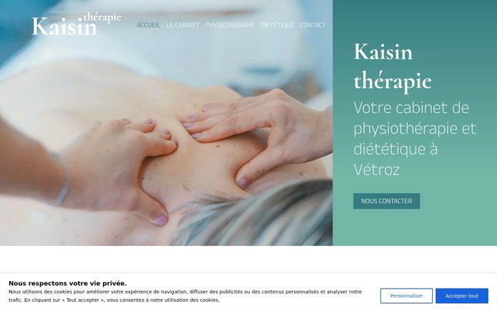 Screenshot of kaisin-therapie.com