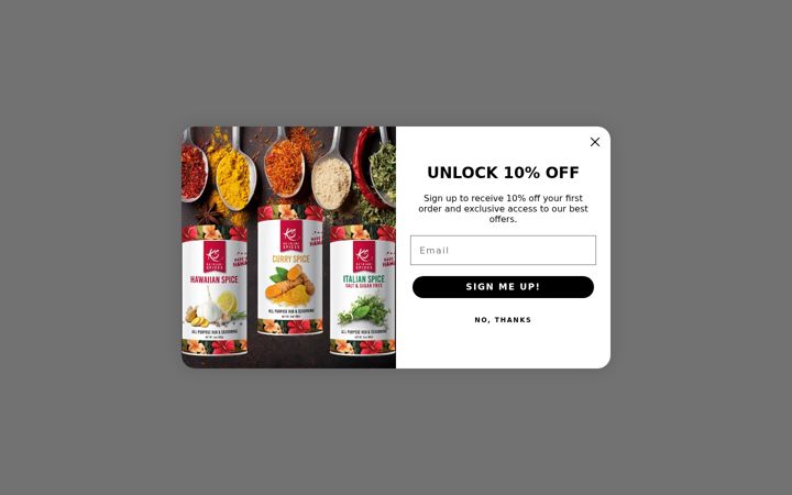 Screenshot of kaispices.com
