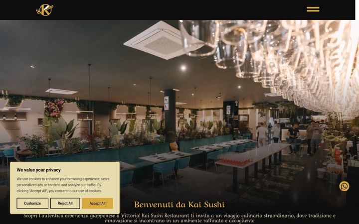 Screenshot of kaisushi.it