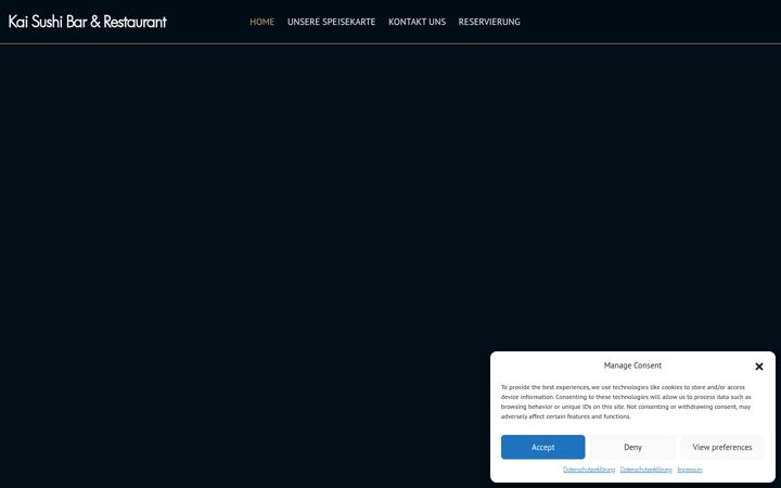 Screenshot of kaisushibar-mannheim.de