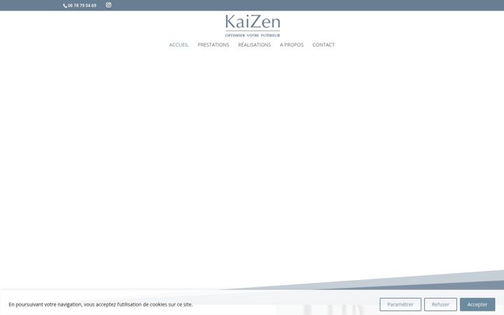 Screenshot of kaizen-organisation.fr