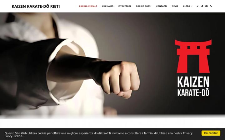 Screenshot of kaizenkaratedo.it