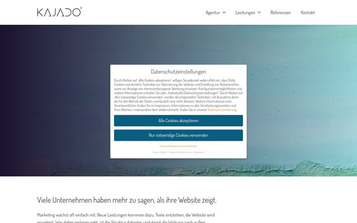 Screenshot of kajado.de