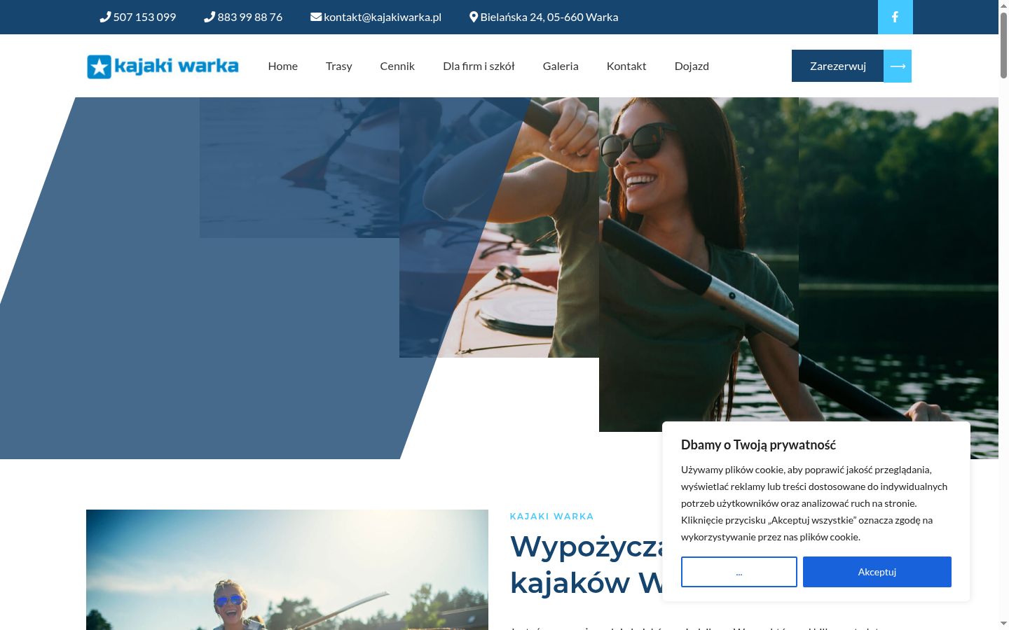 Snímek obrazovky baneru souhlasu zobrazeného před jakoukoli interakcí