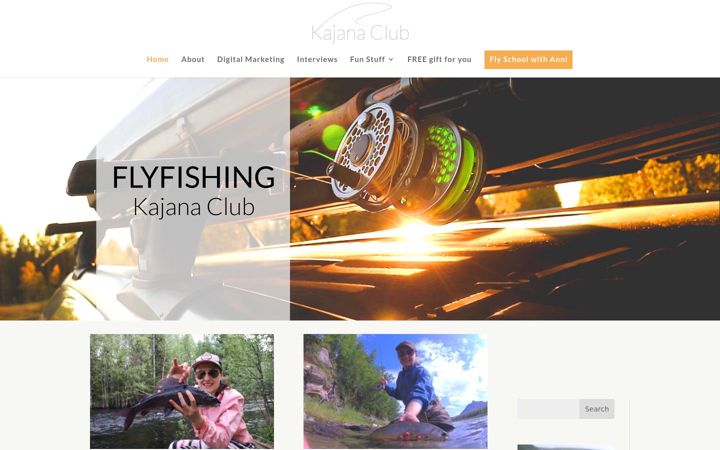 Screenshot of kajanaclub.com