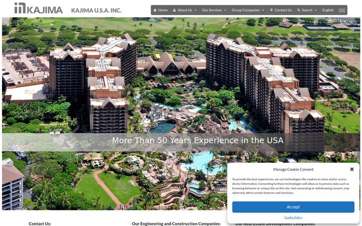 Screenshot of kajimausa.com