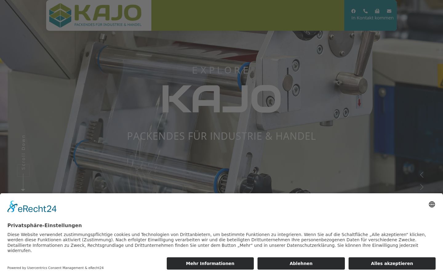 Sutikimo reklamjuostės, rodytos prieš bet kokią sąveiką, ekrano kopija