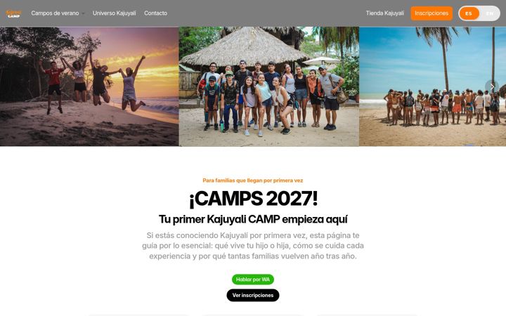 Screenshot of kajuyali.com