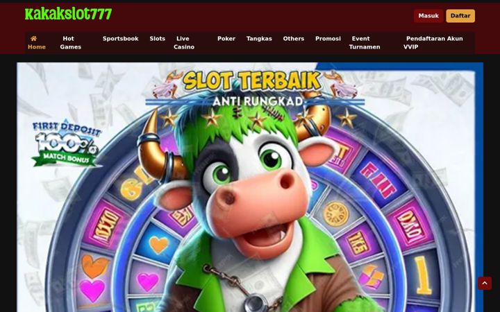 Screenshot of kakakslot777.net