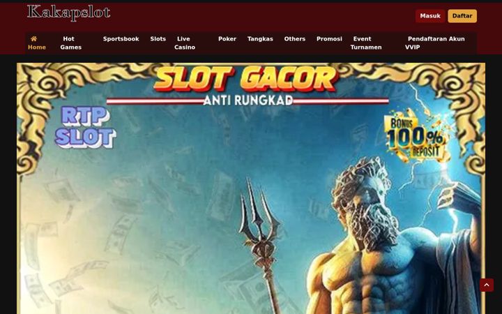 Screenshot of kakapslot.com