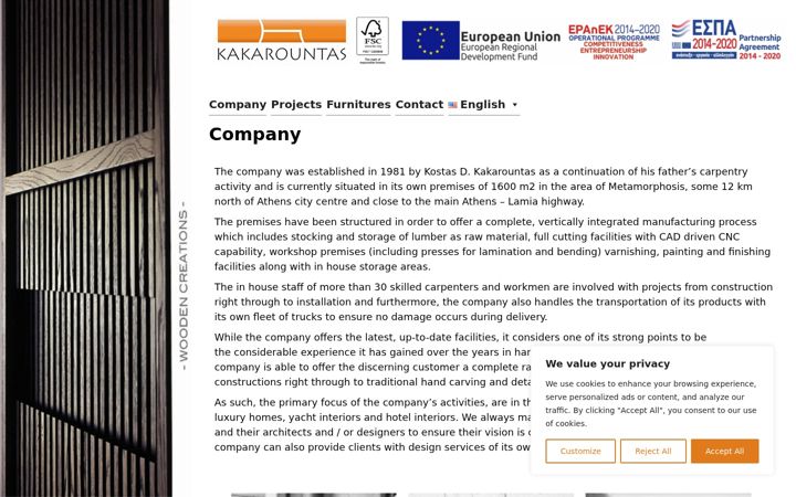 Screenshot of kakarountas.com