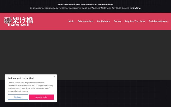 Screenshot of kakehashiacademy.com