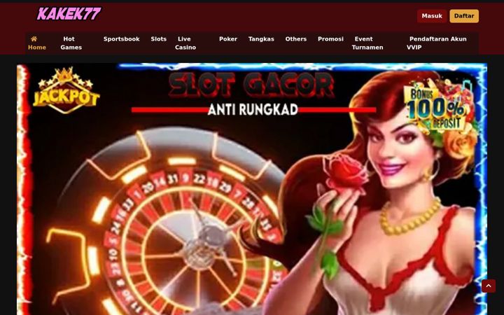 Screenshot of kakek77slot.org