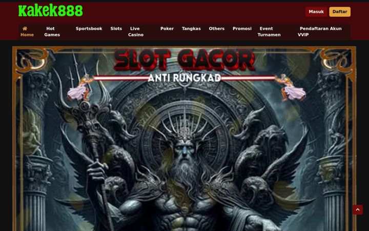 Screenshot of kakek888slot.net