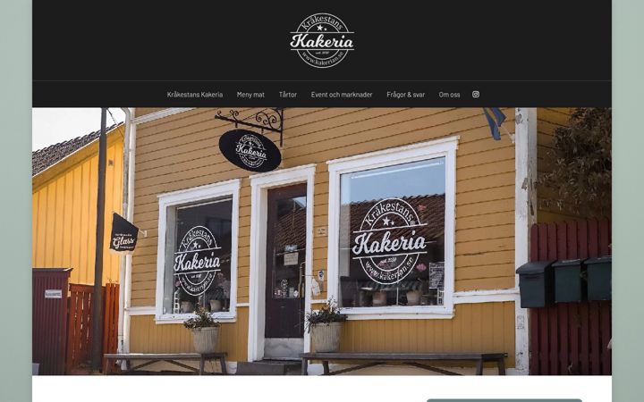 Screenshot of kakerian.se