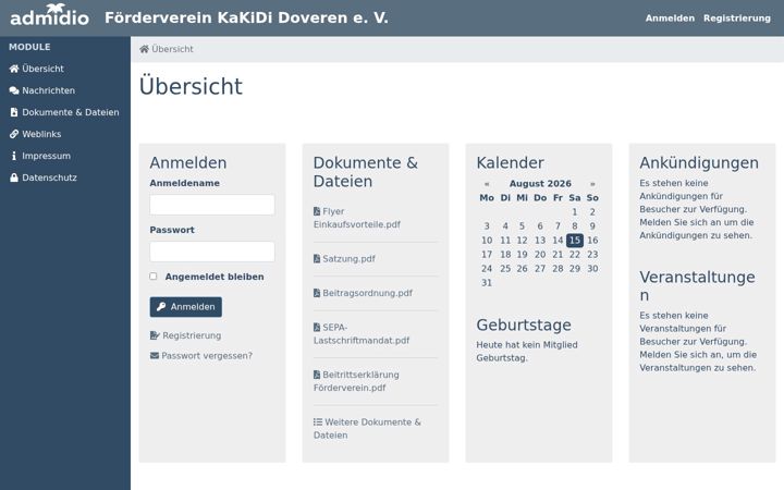 Screenshot of kakidi.de