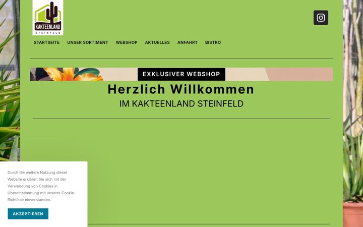 Screenshot of kakteenland.de