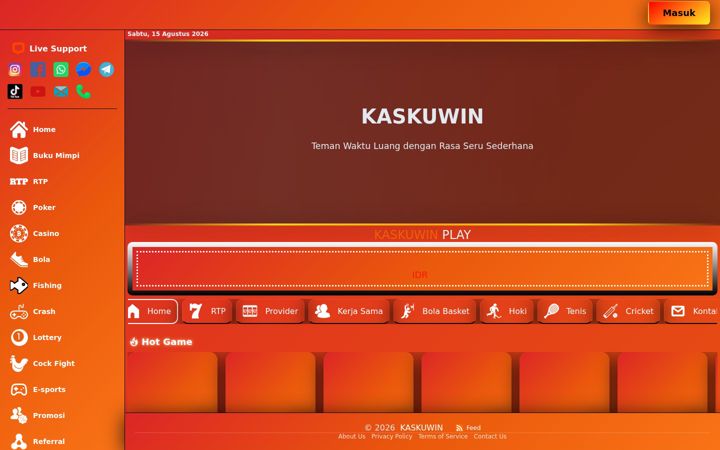Screenshot of kakuswin.org